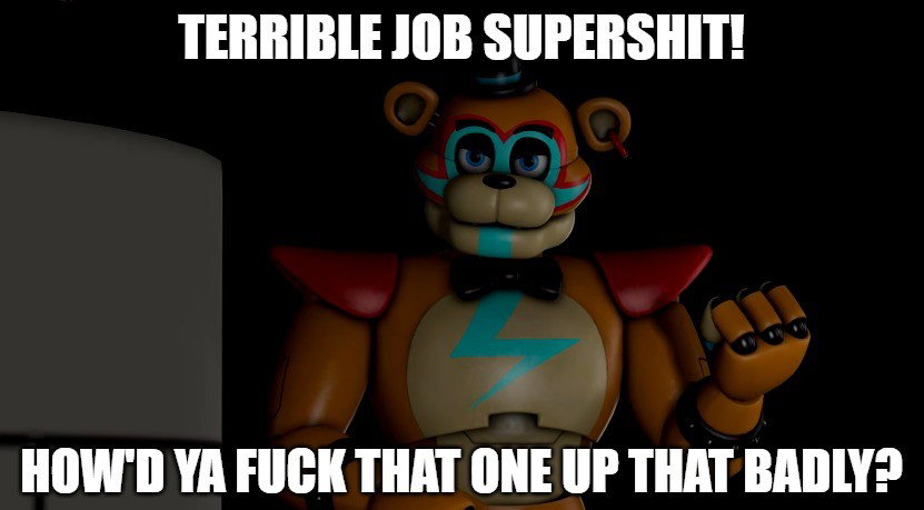 Five Nights At Freddy's Security Breach Meme