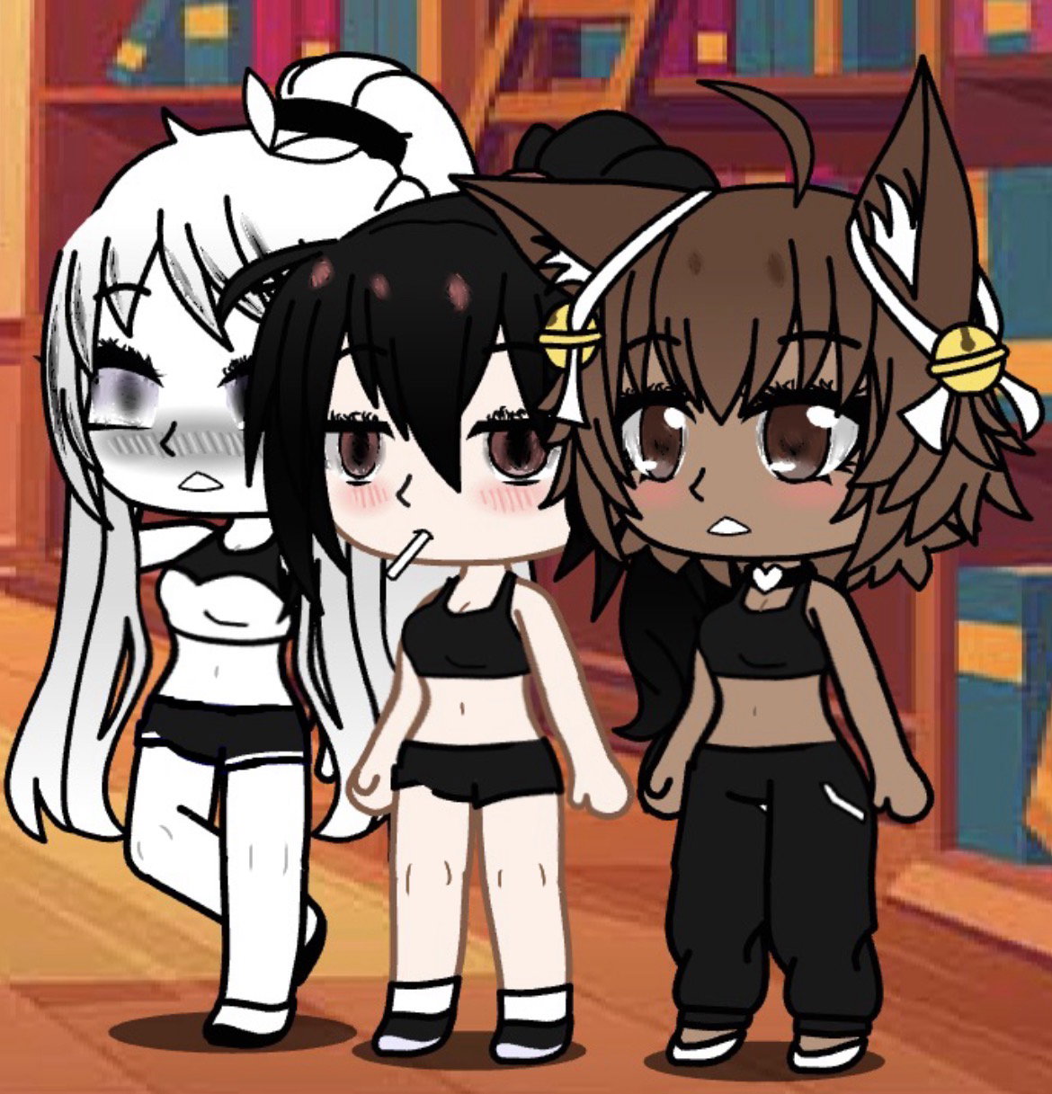 Gacha Club: At a Monster School. 