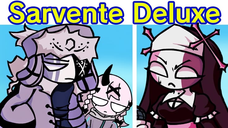 FNF Sarvente's mid fight masses -minor attack- (fan made project)