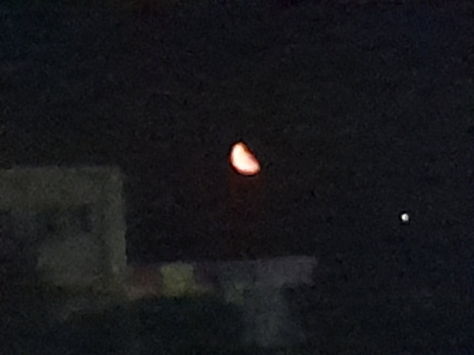 "Crimson under the scarlet moon"