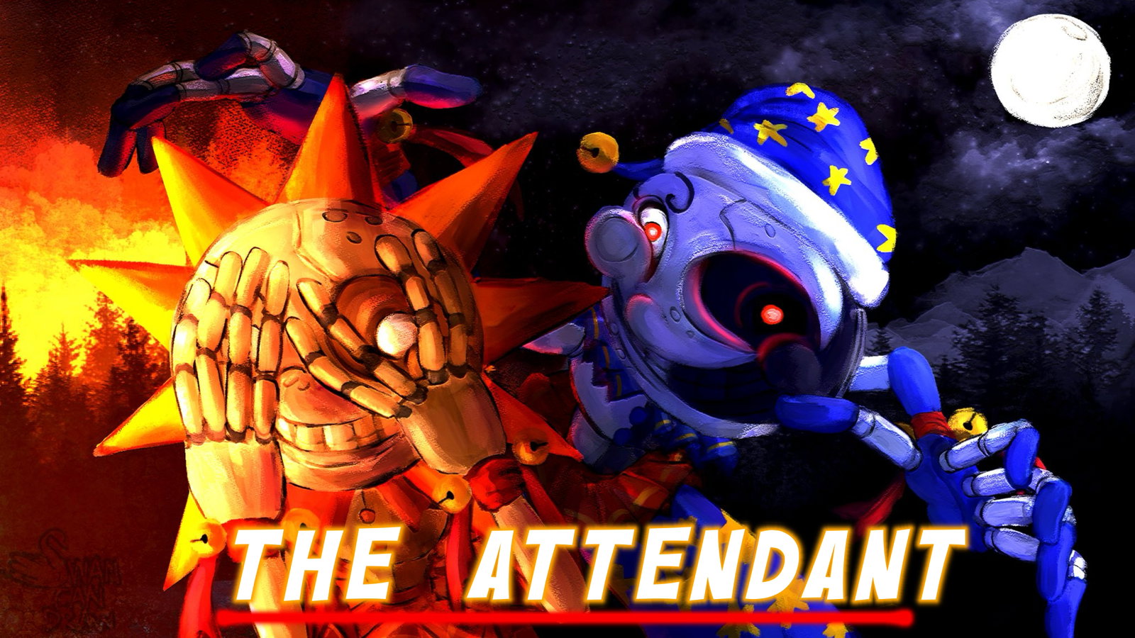 Bite By Night: The Attendant (Sun and moon killer concept) !!ANIMATOR NEEDED!!