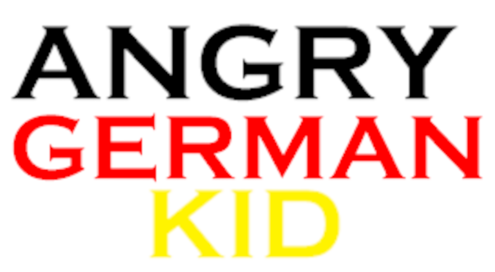 Angry German Kid (Non-AGK Parody/Non-TTS Voiced Characters)