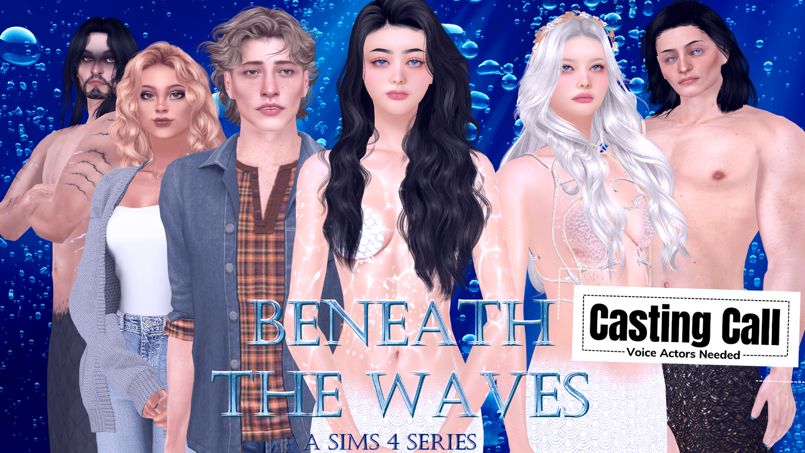 Beneath the waves (Sims 4 Series) (New Characters Added)