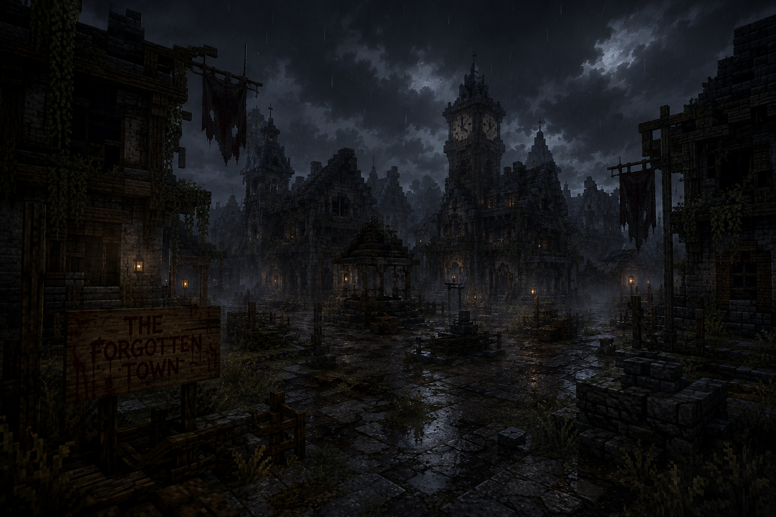 Minecraft horror roleplay-"The Forgotten Town"