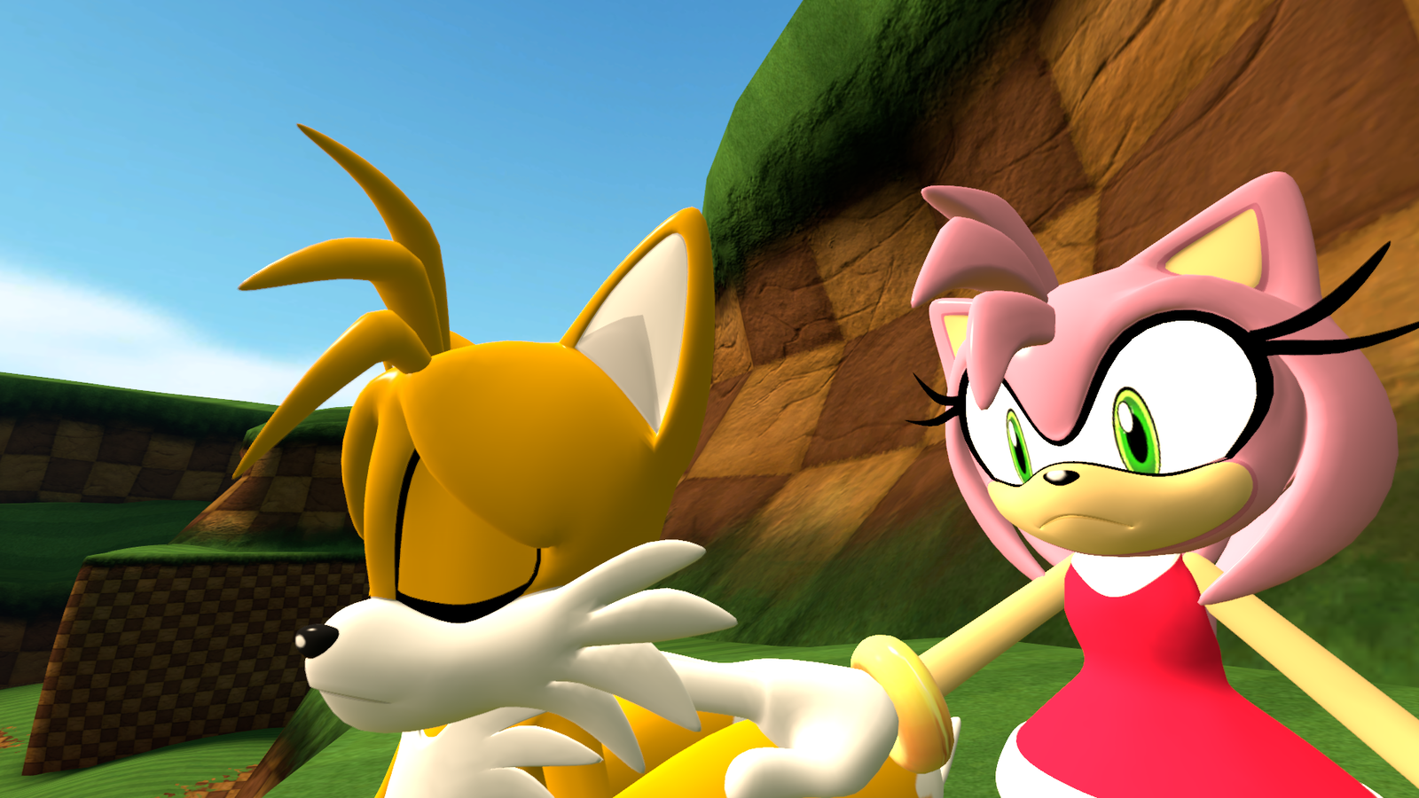 Giant tails amy appears part 2