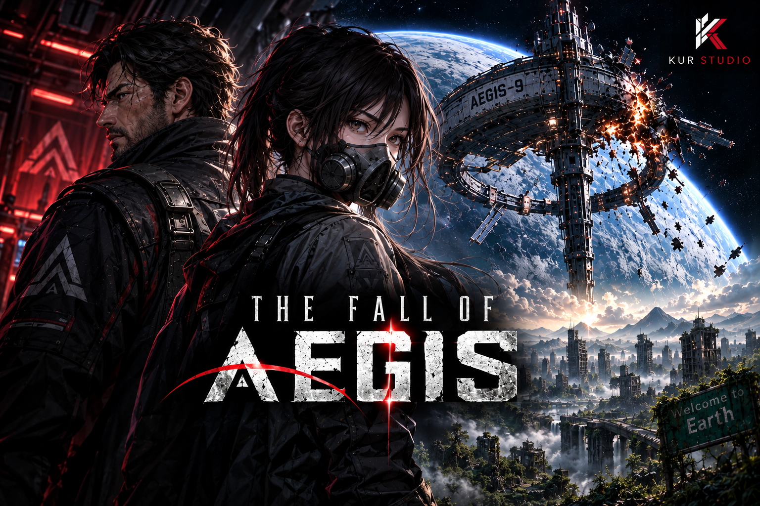 “The Fall of Aegis | Original Post-Apocalyptic 3D Anime Trailer | PAID