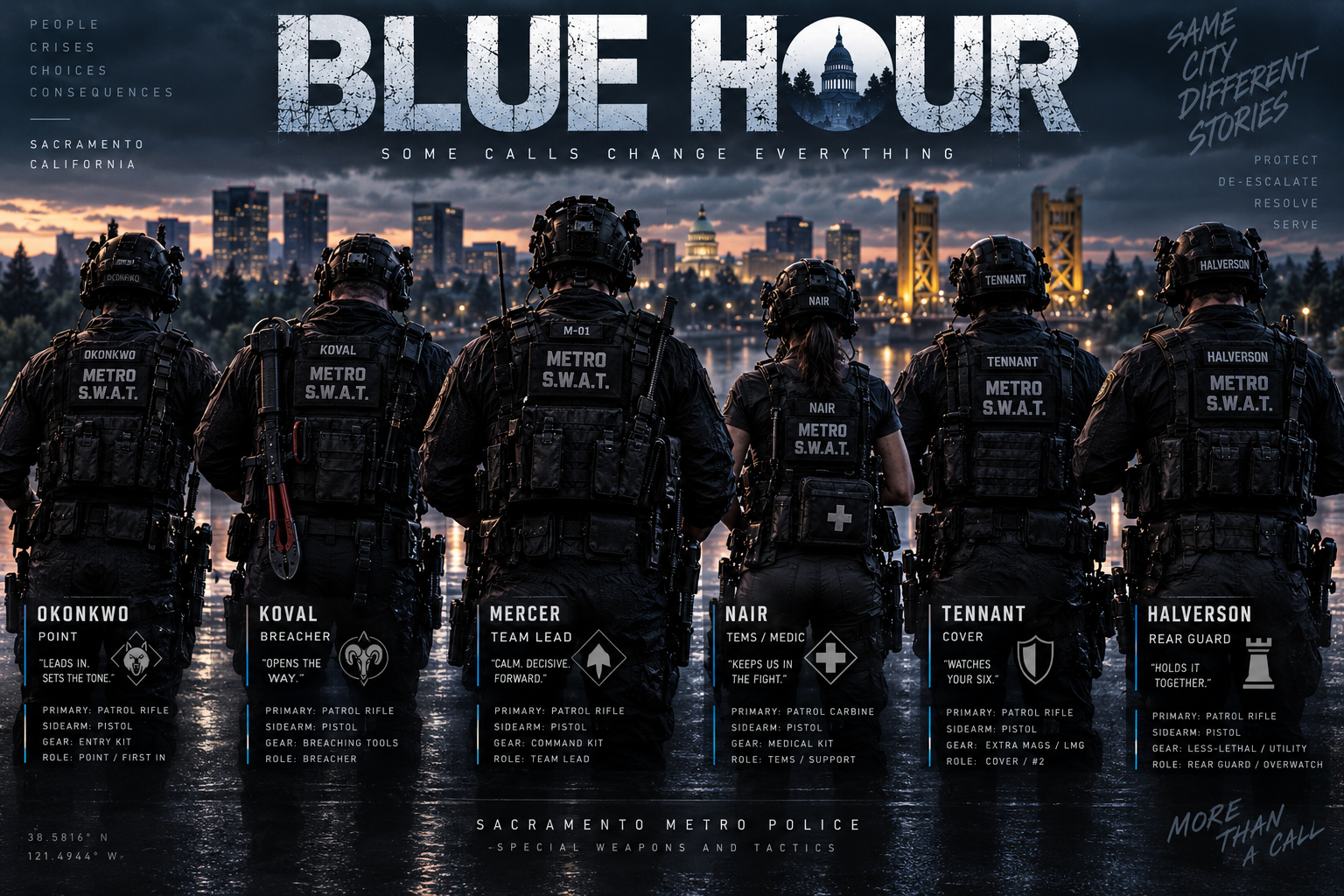 BLUE HOUR: Sacramento — Video Game Voice Casting