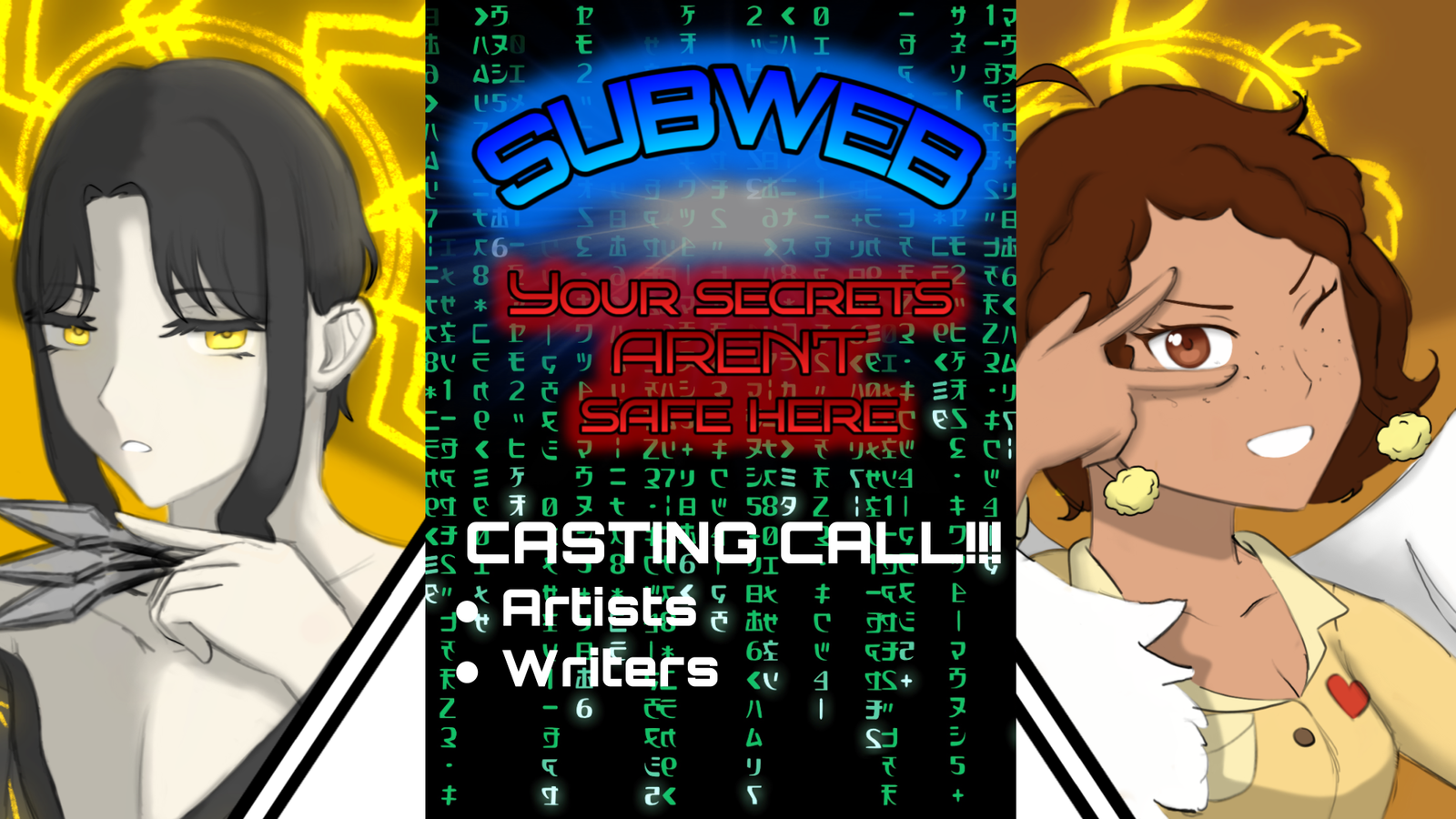SubWeb Artist/Writer Casting
