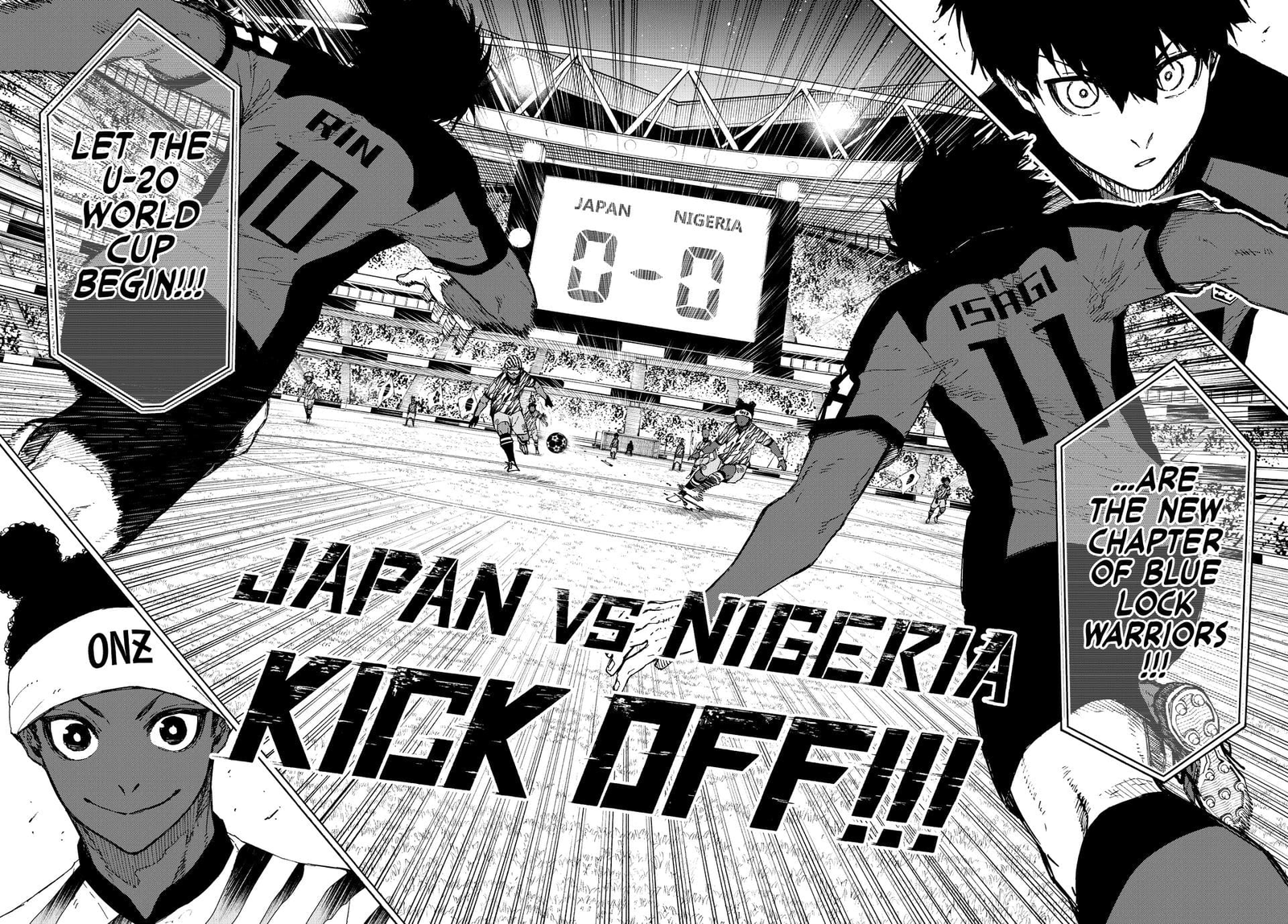 BLUE LOCK NIGERIA VS JAPAN