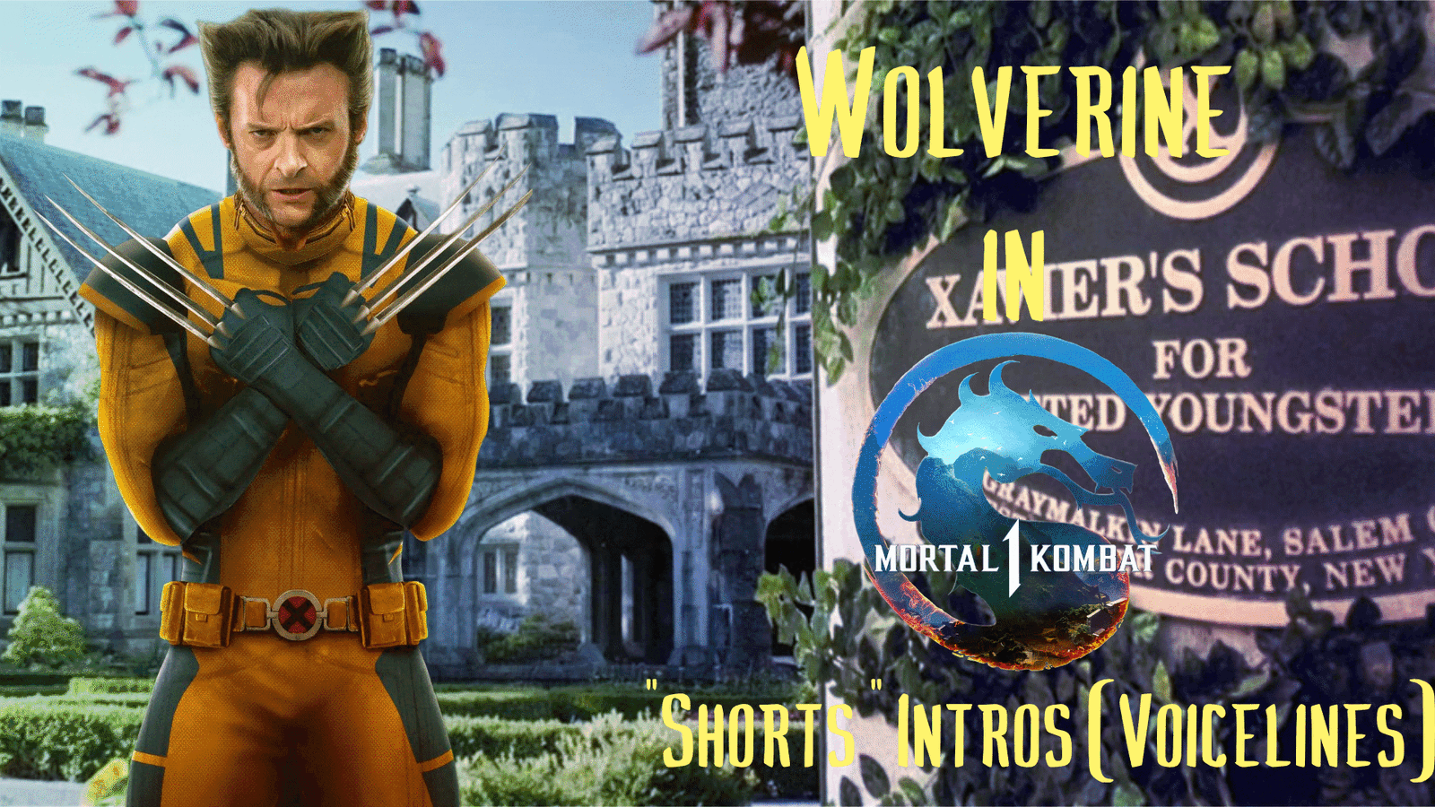 wolverine in mortal kombat 1 | "shorts" intros (voicelines)