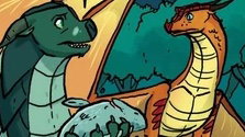 Peril and Turtle Join Forces - Wings of Fire: Escaping Peril Graphic Novel Dub