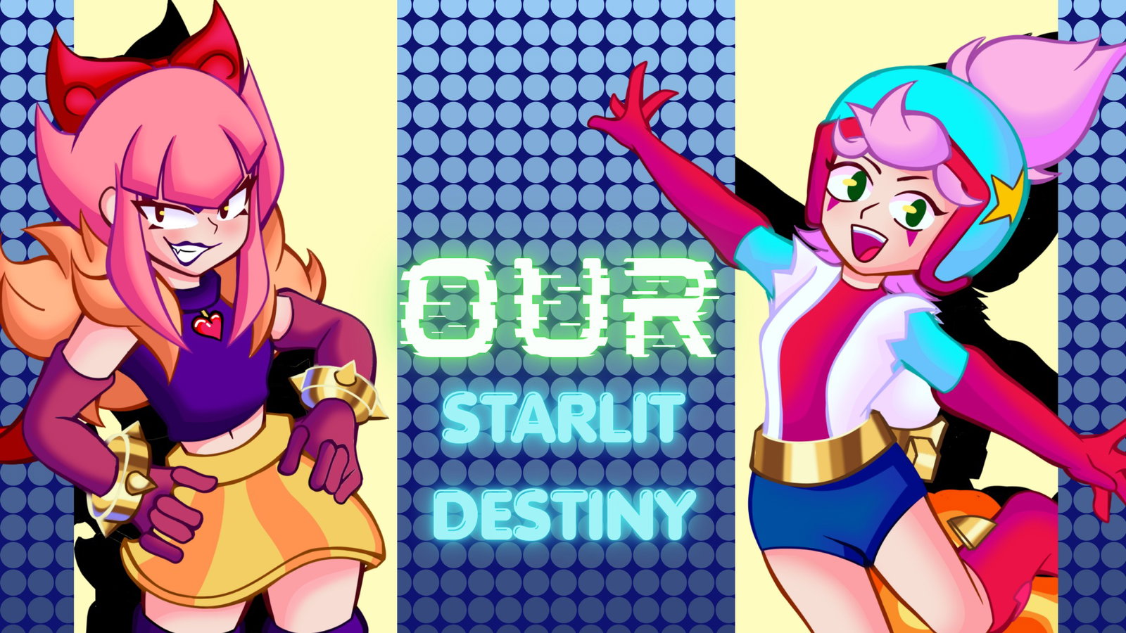 Animated fan music video with Melodie and Janet (Brawl Stars)