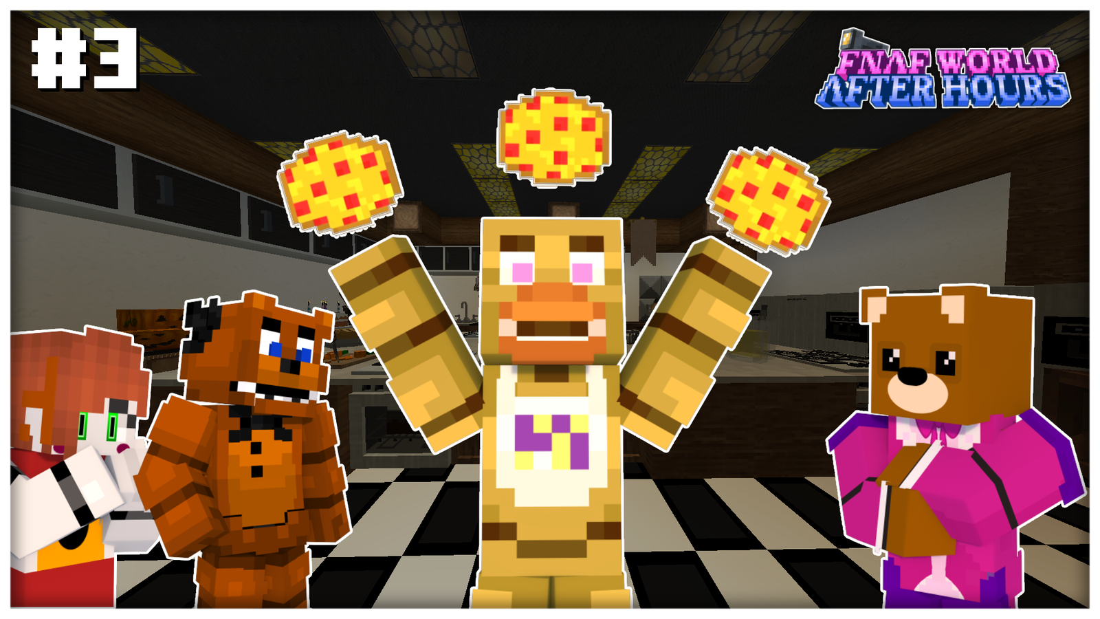 Minecraft FNAF RP: FNAF WORLD: After Hours