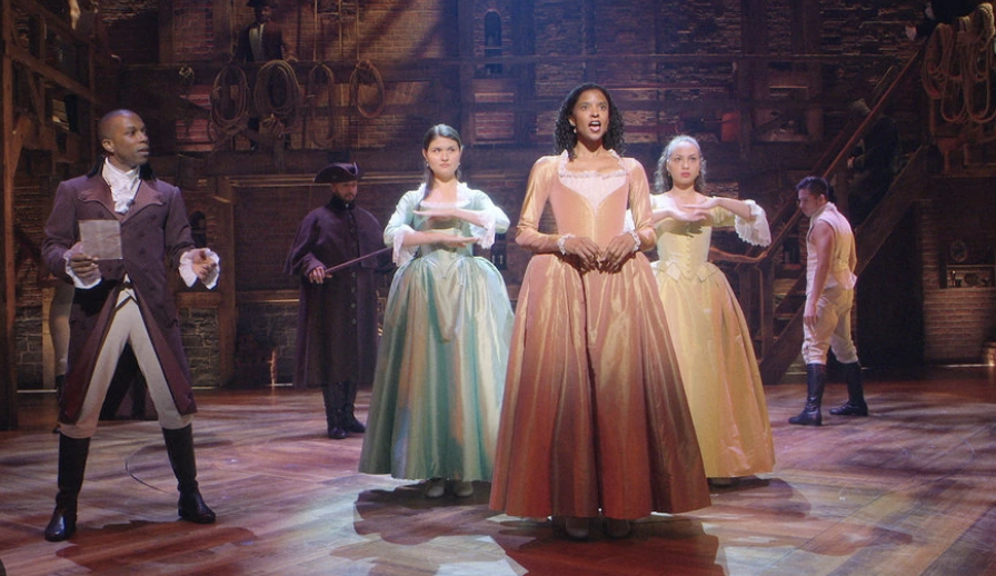 "Schuyler Sisters" from Hamilton cover.