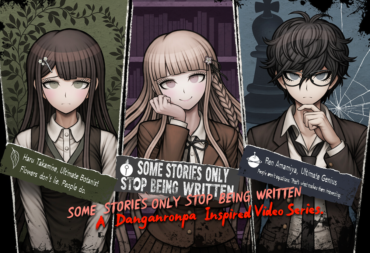 Some Stories Only Stop Being Written | A Danganronpa Inspired Video Series