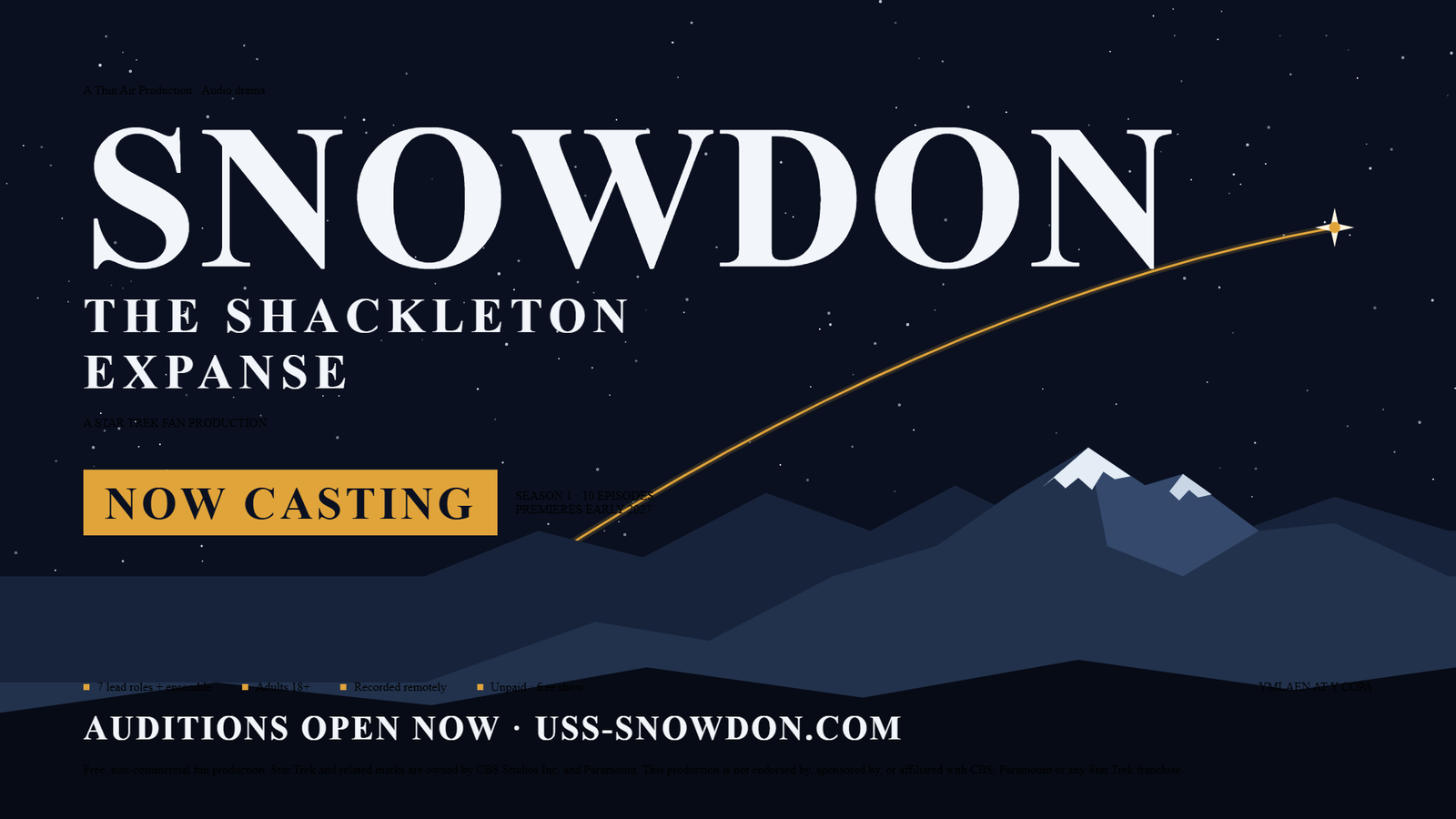 Snowdon: The Shackleton Expanse - Star Trek Fan Fiction