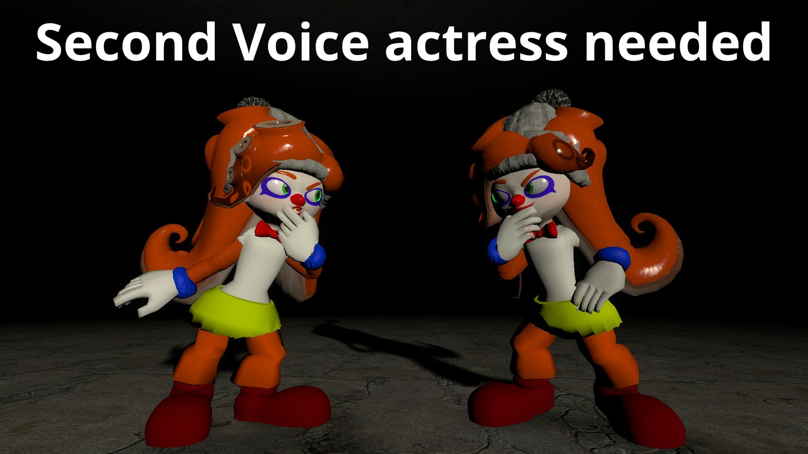 (Splatoon/GMOD) Second Voice actress needed