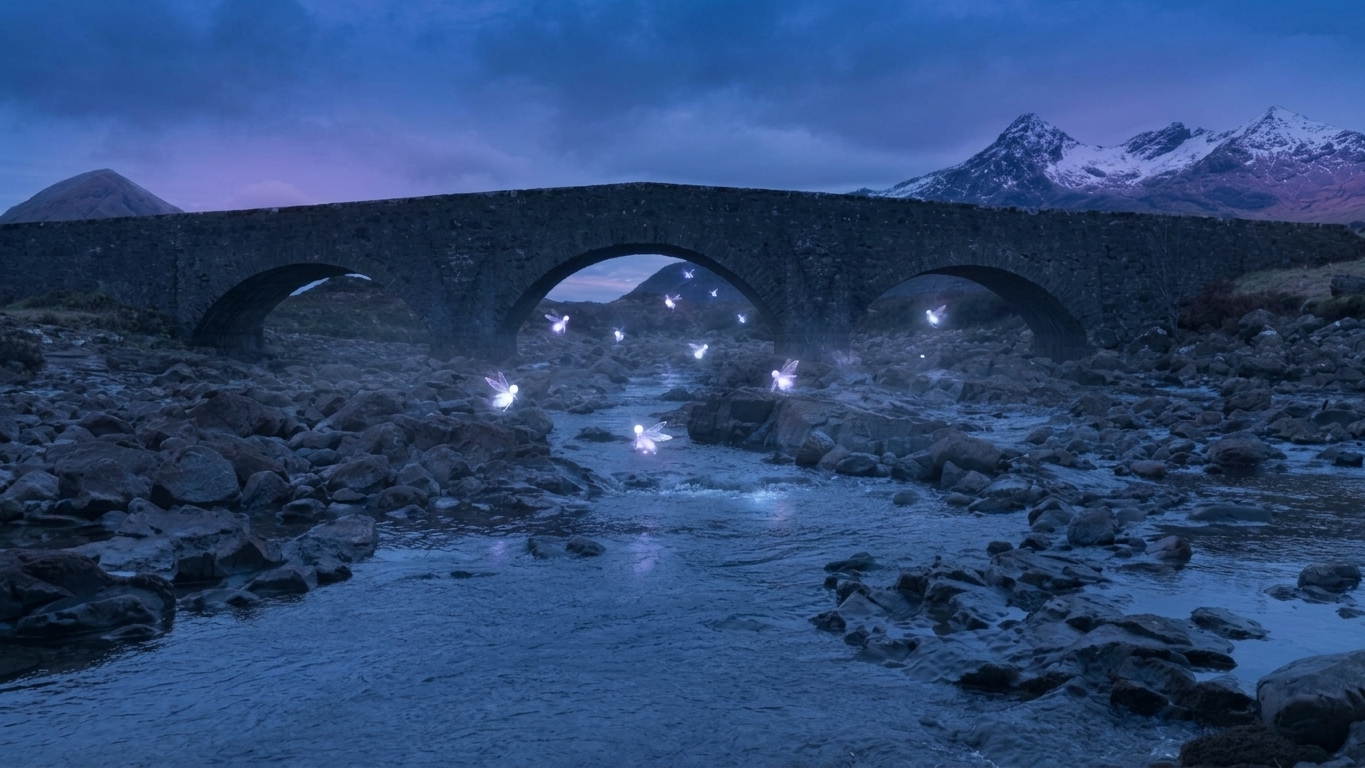 Ghostly Trails: Dark Folklore