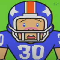 Lovestruck Football Player