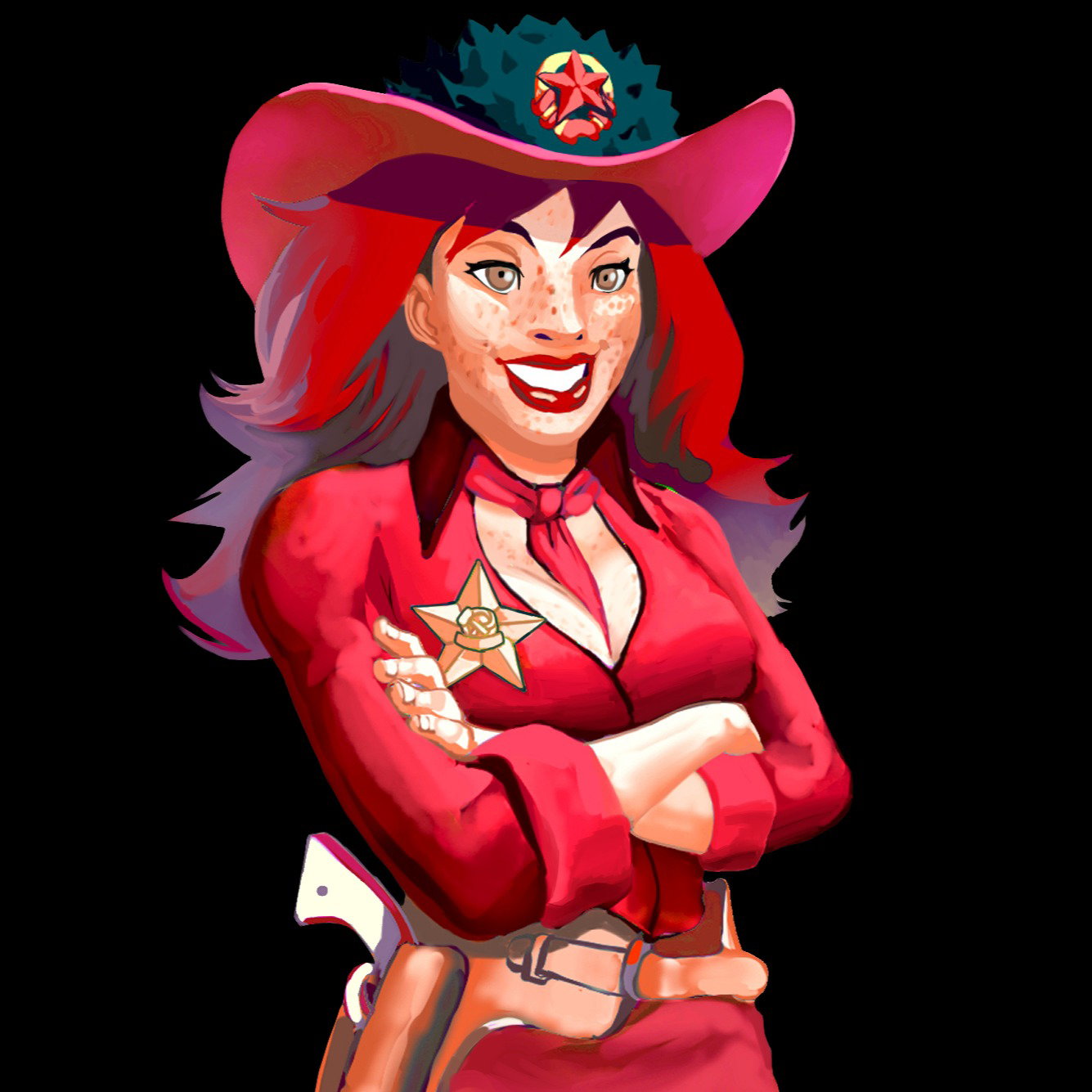 Cowgirl Red