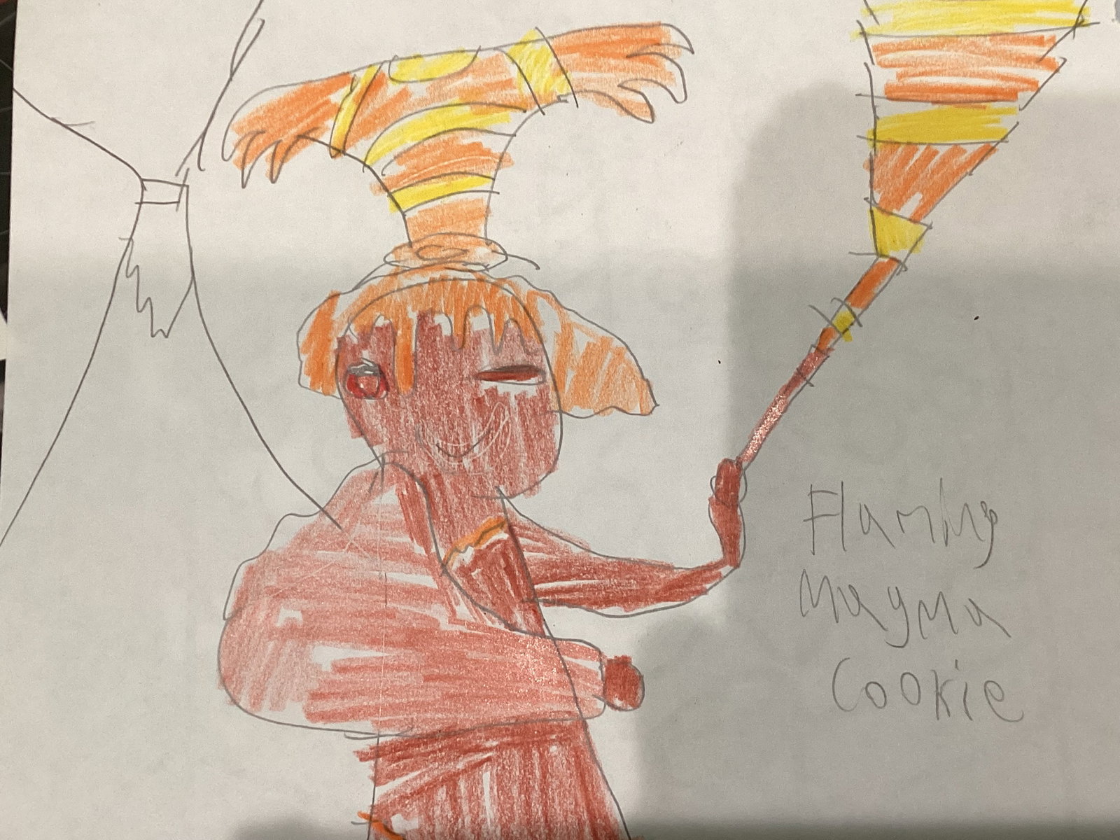 Flaming magma cookie 