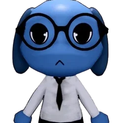 Secretary (old skin, blue dog.) 