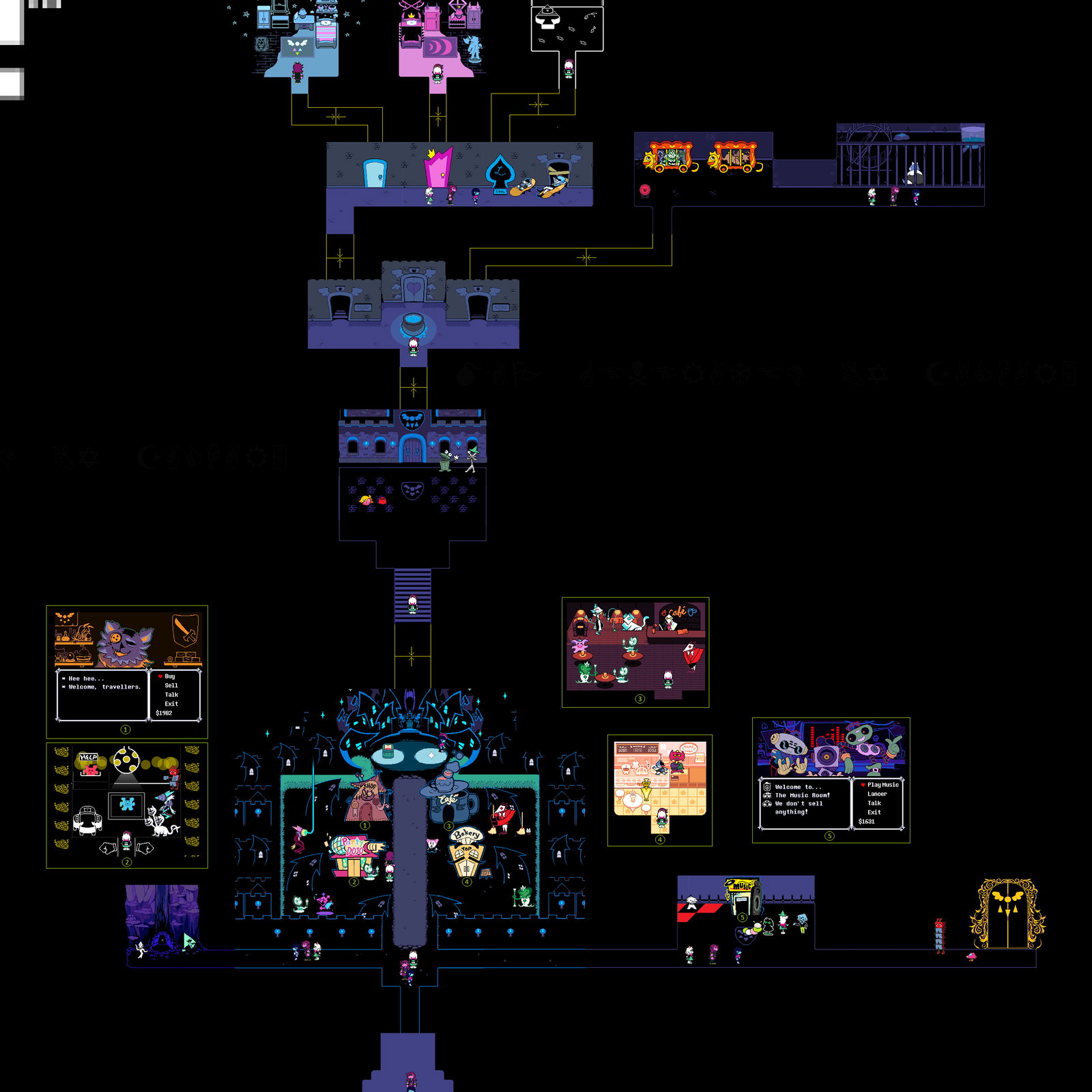 Dark World NPCs + Enemies