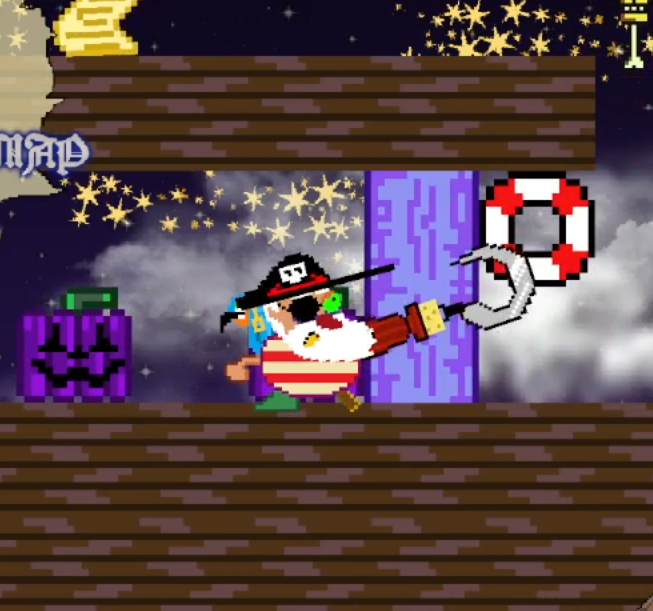 Main/player character: "Captain Butterball"