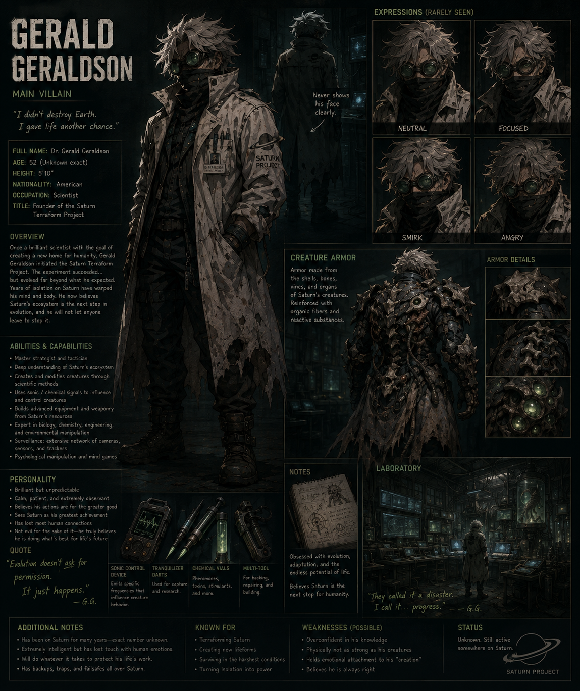 Gerald Geralson(the villain)