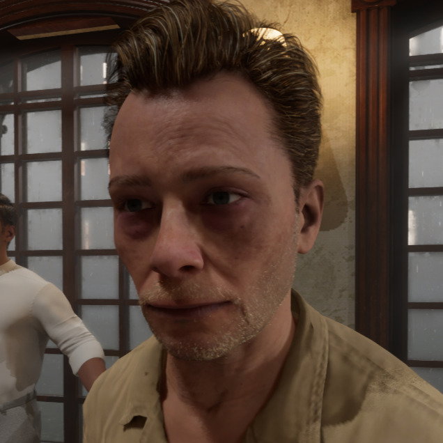 Voice Actor / Actor: Jack Evans, the asylum resident
