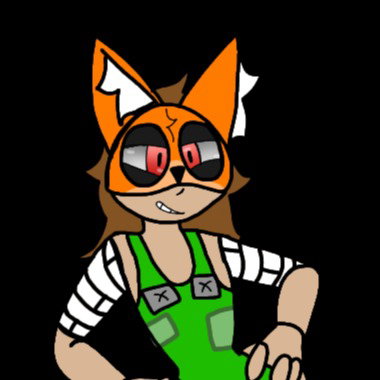 Camper (6) Felix the Human with a fox mask [and tail]
