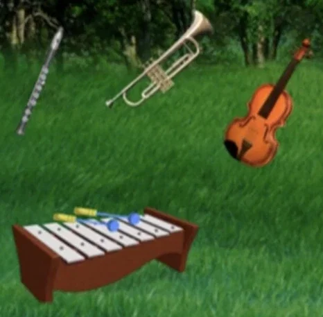 Forest instrument 3 ( xylophone ]