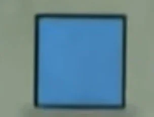 The color shapes ( blue sqaure)