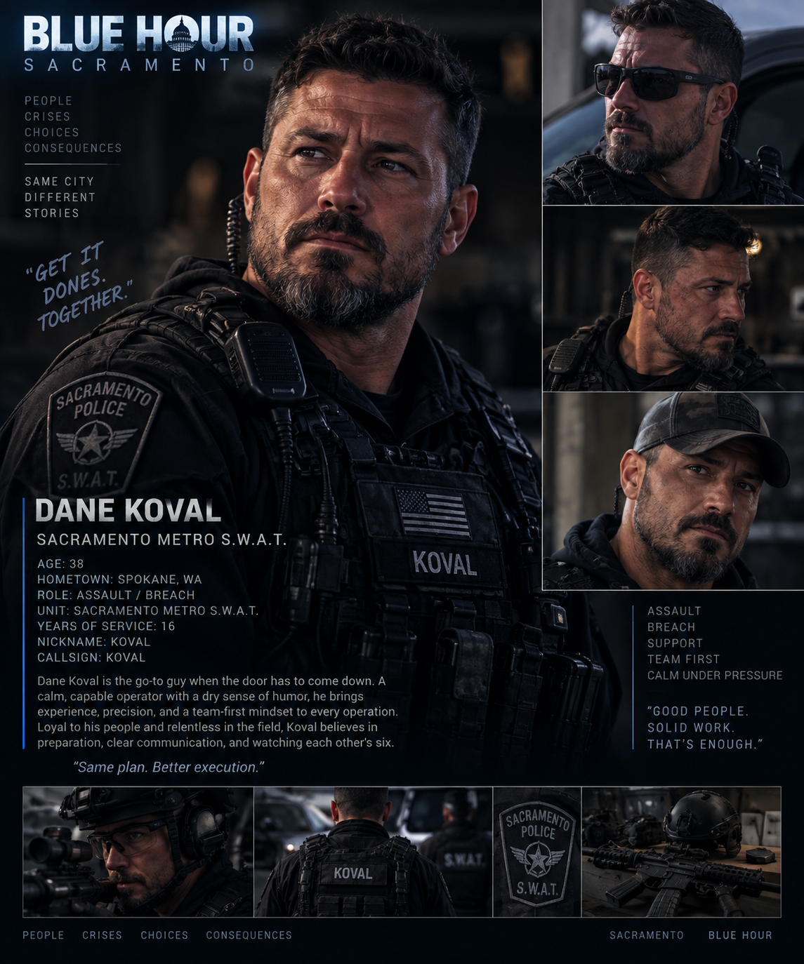 DANE KOVAL — Metro SWAT Breacher
