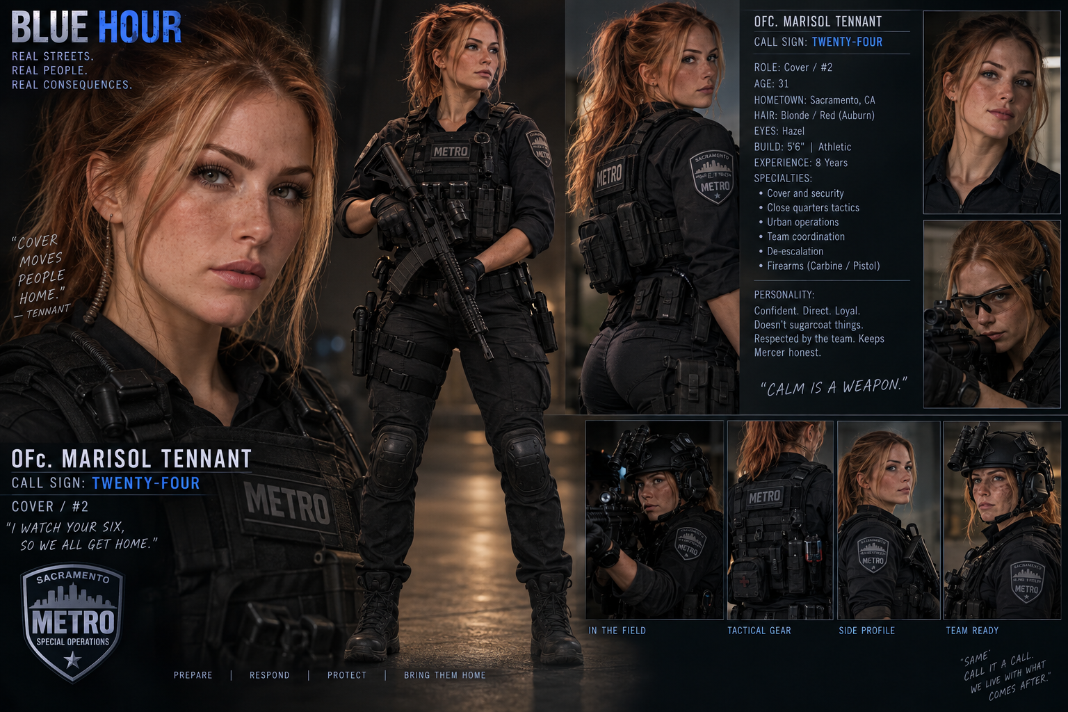 MARISOL TENNANT — Metro SWAT Officer