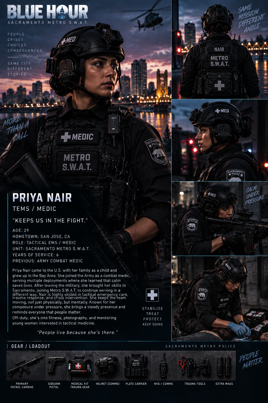 PRIYA NAIR — Metro SWAT Medic