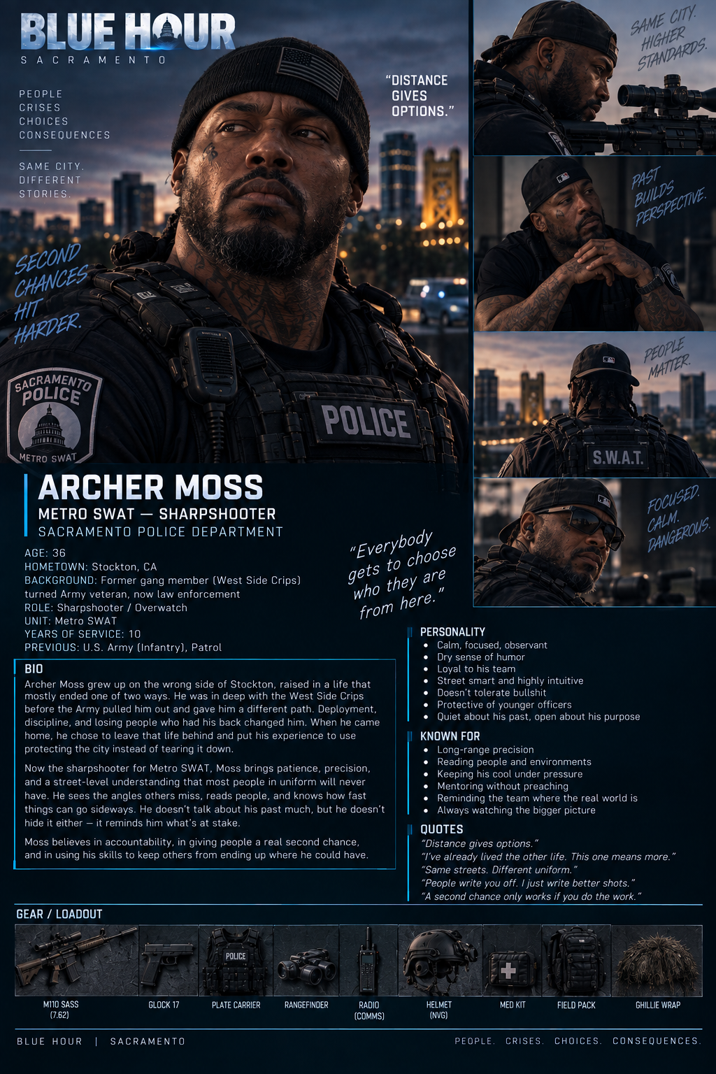ARCHER MOSS — Metro SWAT Sharpshooter
