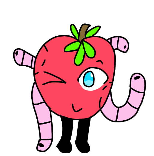 Worm apple 🍎 