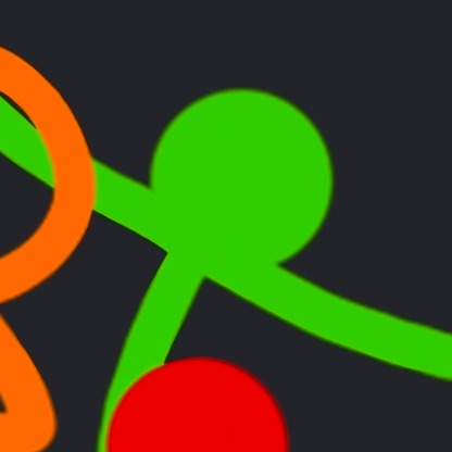 Green Stick Figure