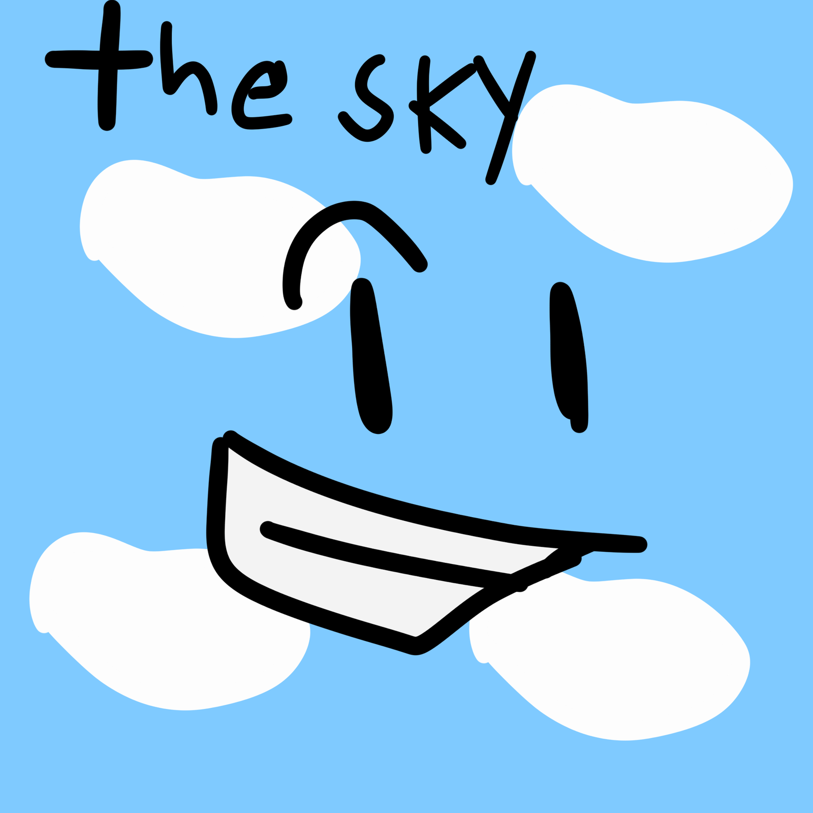 The sky