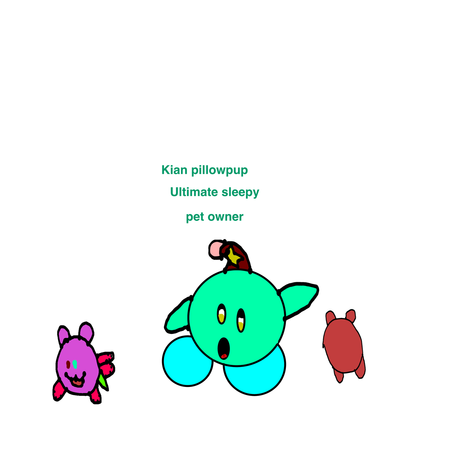 Kian pillowpup the ultimate sleepy pet owner 