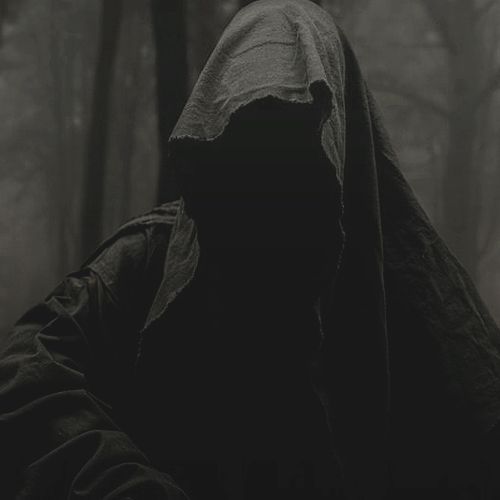 Cloaked figure(s)