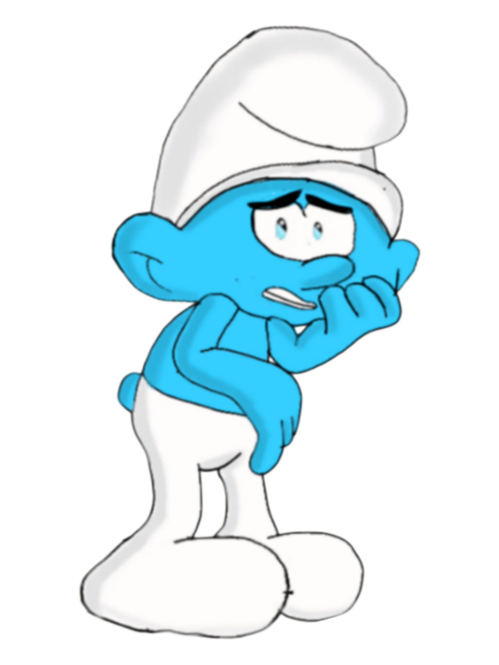 Scaredy Smurf