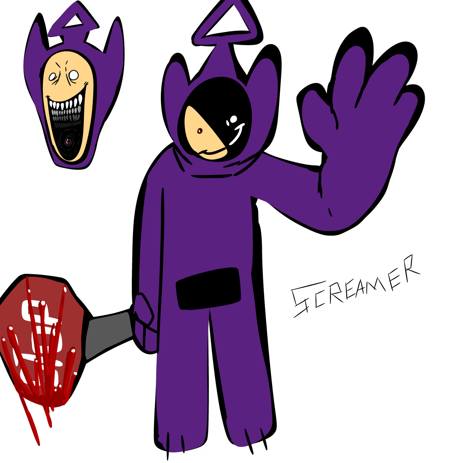 The screamer, tinky winky