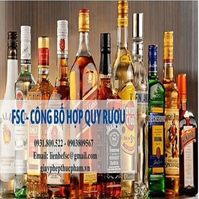 công bố hợp quy sản phẩm rượu