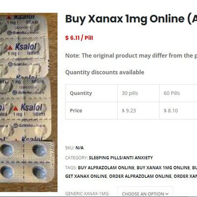 Buy Xanax 1 Mg Online