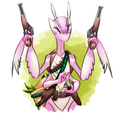 A Creature with Lamps