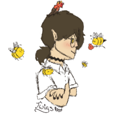 that person with the bees