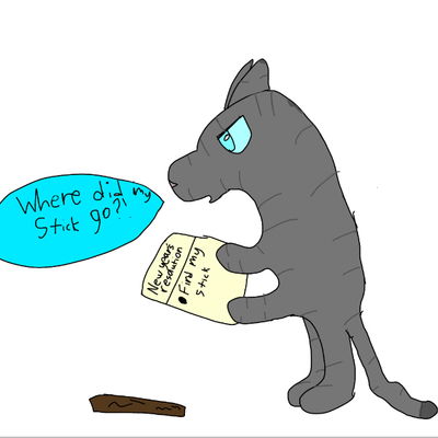 Jayfeather’s stick