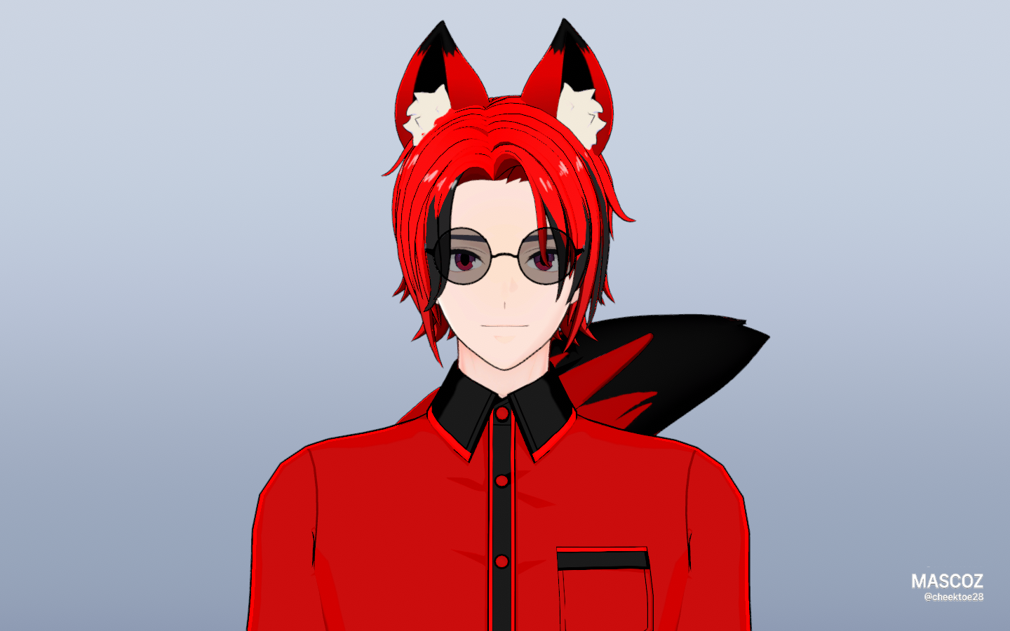 Nonchalant red fox